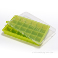 24 bandejas de silicone de cubo pequeno de gelo